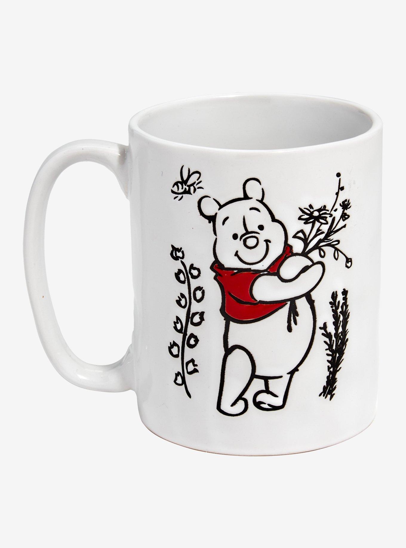 Disney Winnie the Pooh Floral Portrait Mug, , alternate