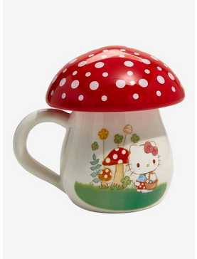 Sanrio Hello Kitty & Friends Figural Mushroom Mug with Lid - BoxLunch Exclusive, , hi-res