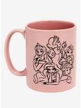 Disney Princesses Sketch Group Portrait Mug, , alternate