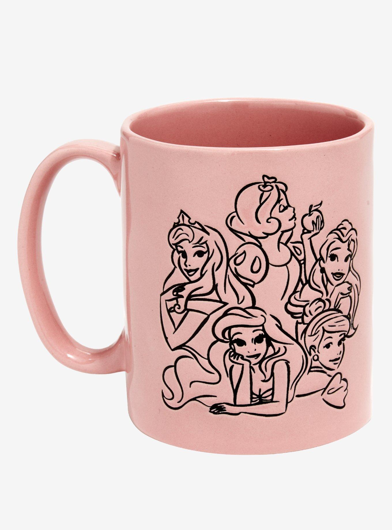 Disney Princesses Sketch Group Portrait Mug, , alternate