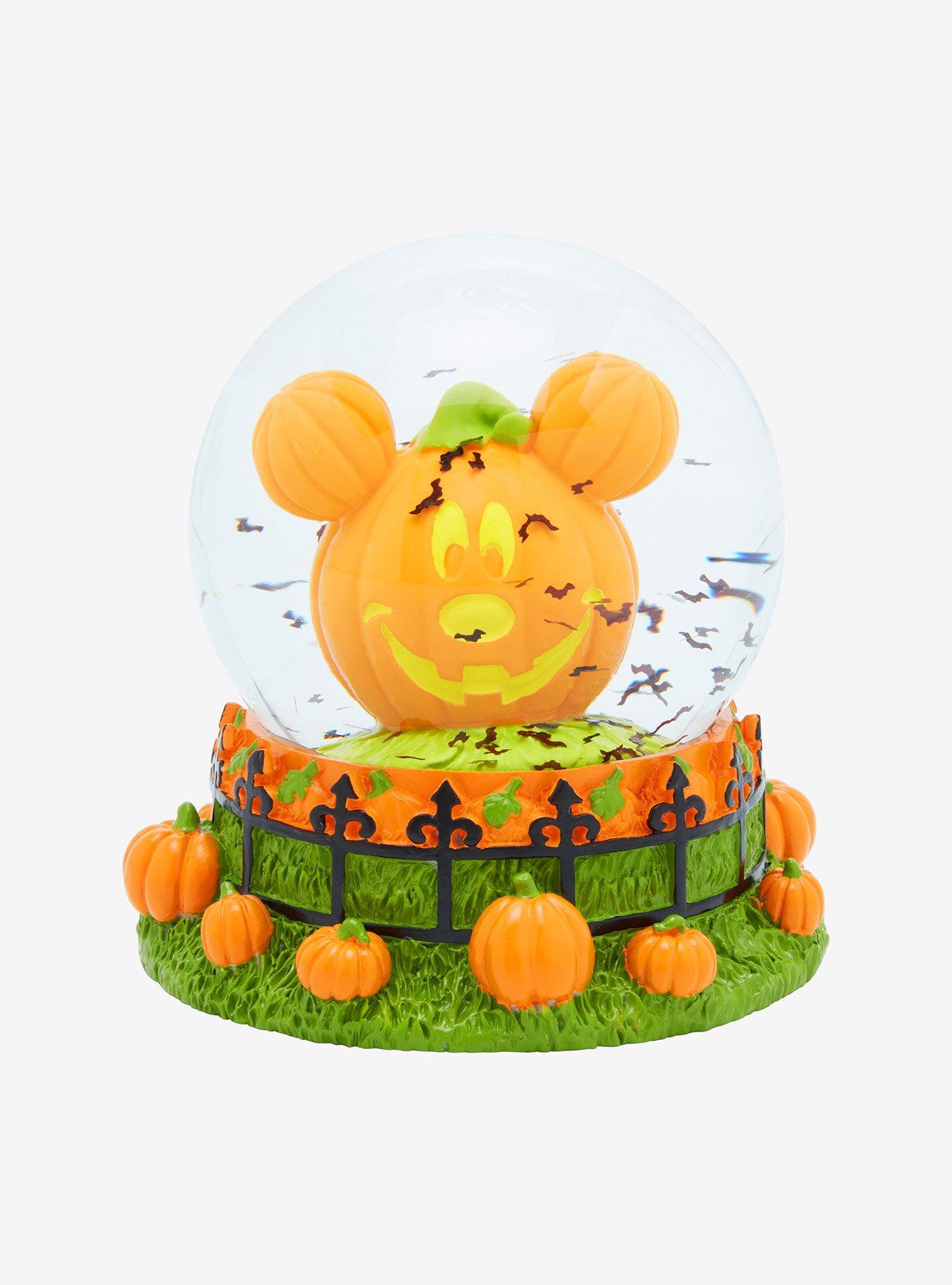 Disney Mickey Mouse Jack-O-Lantern Snow Globe, , alternate