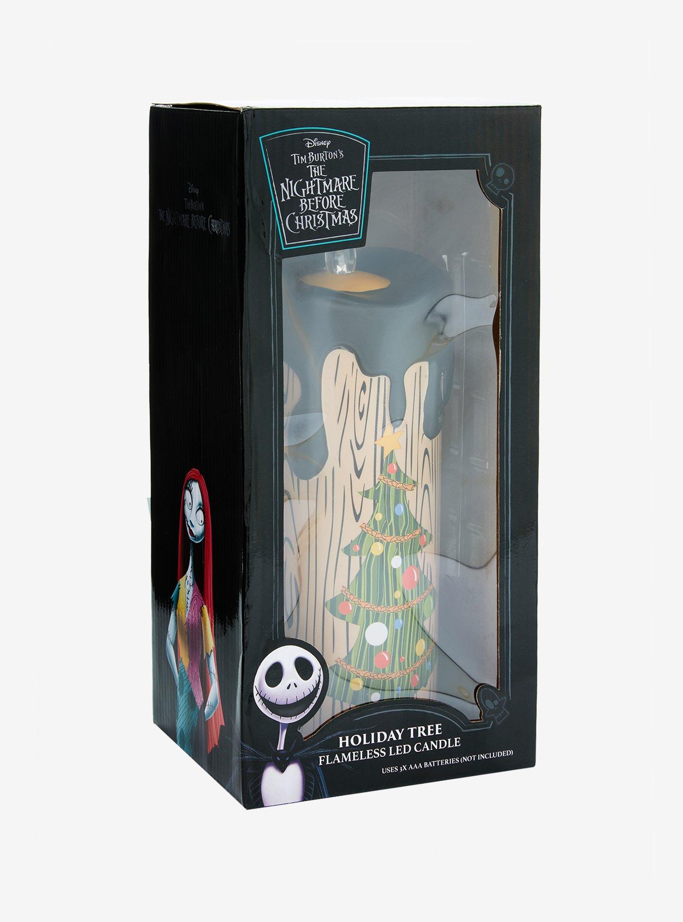 Disney The Nightmare Before Christmas Holiday Tree Flameless LED Candle - BoxLunch Exclusive, , alternate