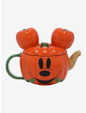 Disney Mickey Mouse Pumpkin Tea Pot and Cups Set, , hi-res