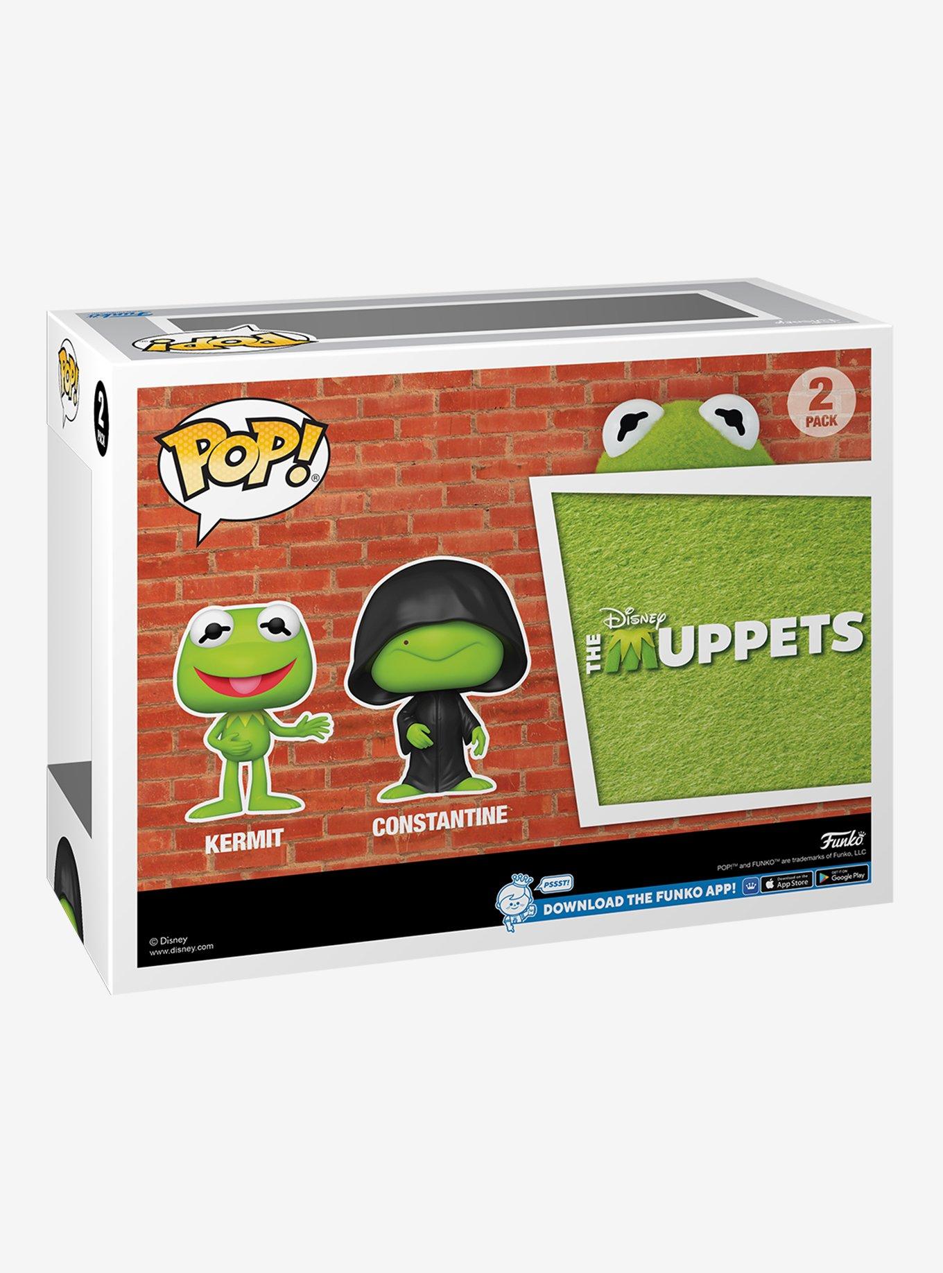 Funko Disney The Muppets Pop! Kermit & Constantine Vinyl Figure Set Hot Topic Exclusive, , alternate