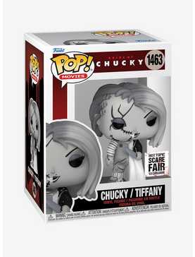Funko Bride Of Chucky Pop! Movies Chucky/Tiffany Vinyl Figure 2023 HT Scare Fair Exclusive, , hi-res