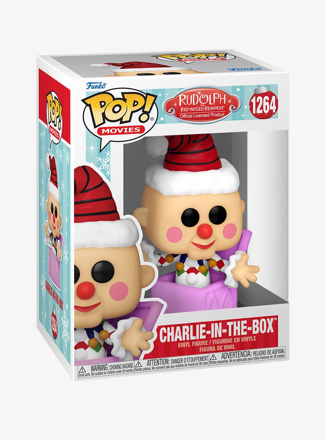 Funko Rudolph The Red-Nosed Reindeer Pop! Movies Charlie-In-The-Box Vinyl Figure, , hi-res