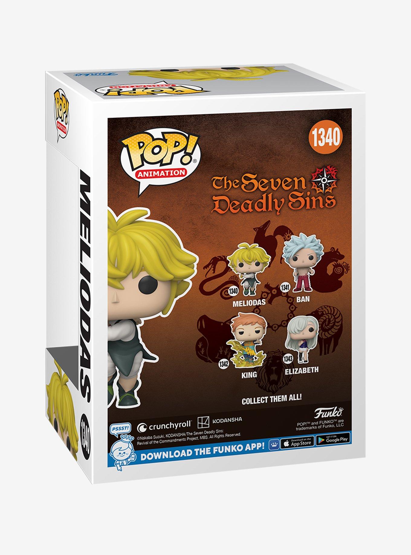 Funko The Seven Deadly Sins Pop! Animation Meliodas Vinyl Figure, , alternate