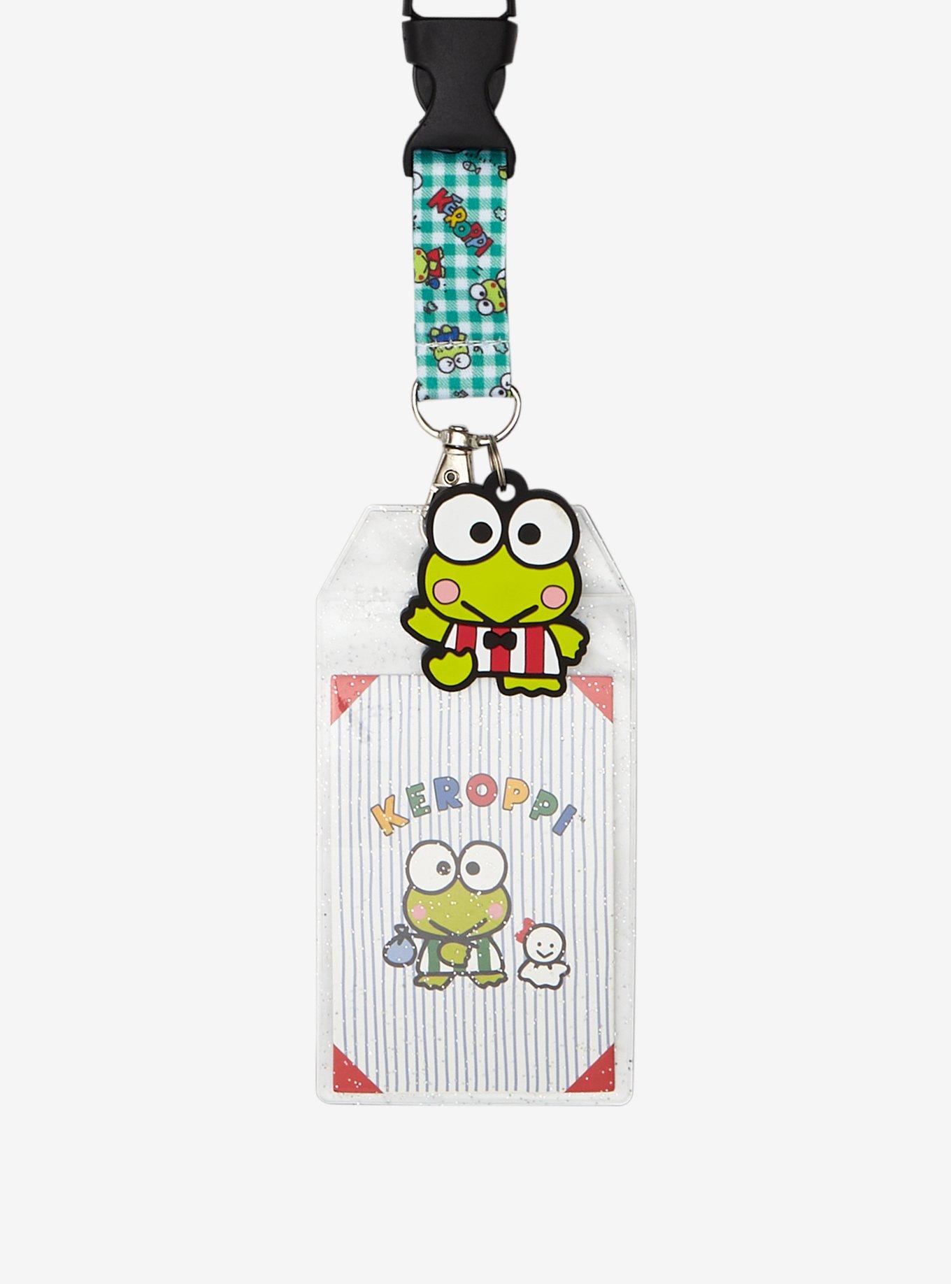Keroppi Gingham Lanyard, , alternate