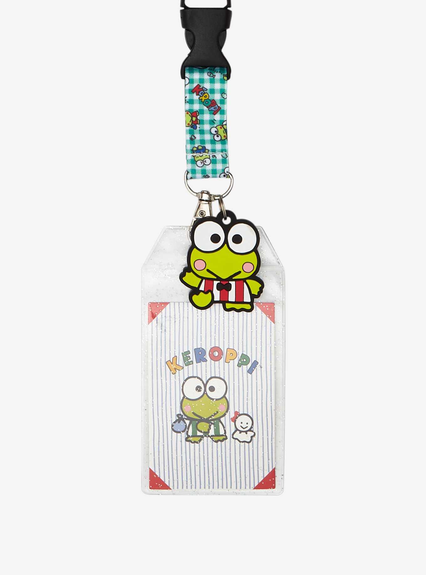 Keroppi Gingham Lanyard, , hi-res