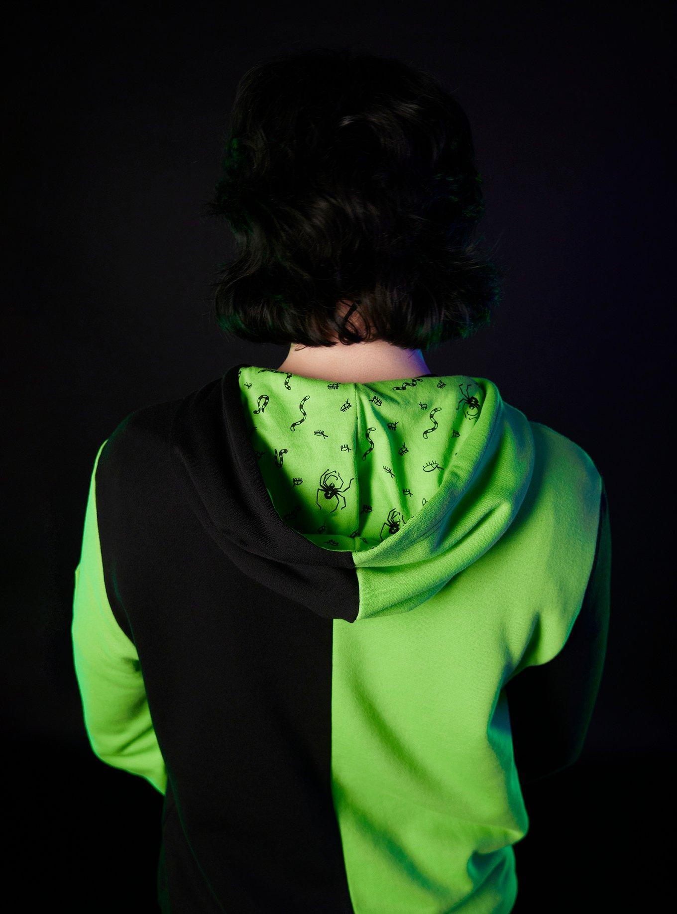 Our Universe The Nightmare Before Christmas Oogie Boogie Glow-In-The-Dark Split Hoodie, MULTI, alternate