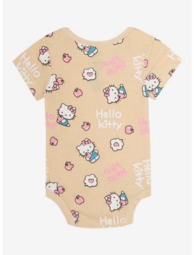 Sanrio Hello Kitty Apple Allover Print Infant One-Piece - BoxLunch Exclusive, , hi-res