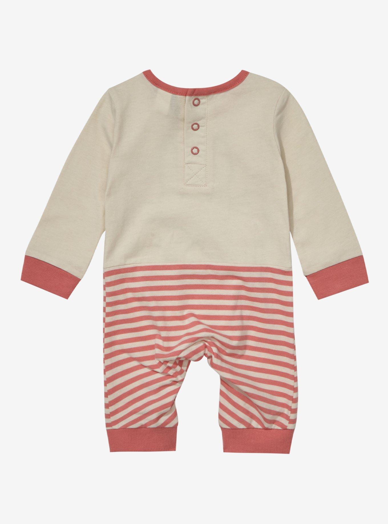 Our Universe Studio Ghibli Kiki’s Delivery Service Jiji Striped Long Sleeve Infant One-Piece - BoxLunch Exclusive , , hi-res