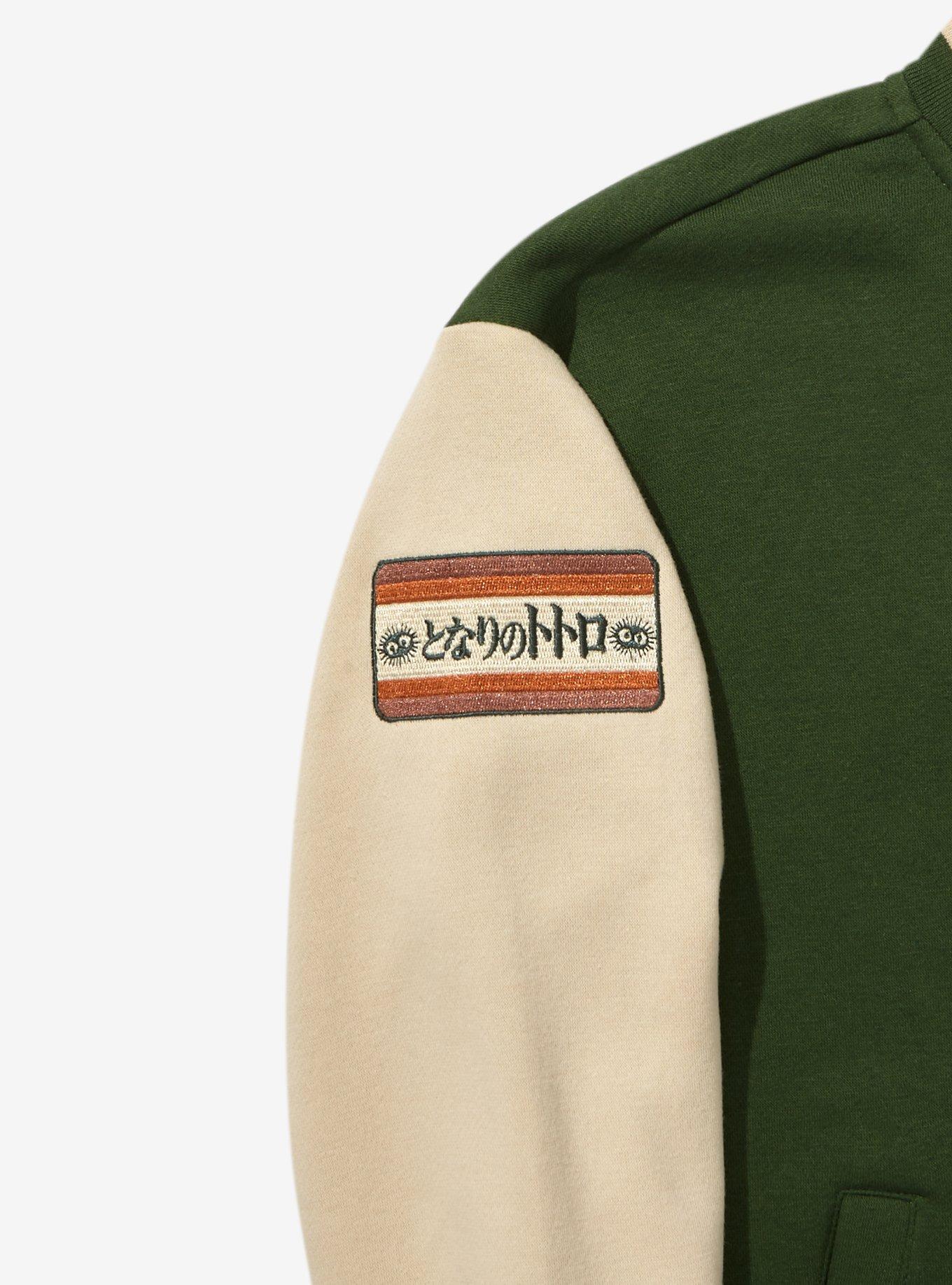 Our Universe Studio Ghibli My Neighbor Totoro Portrait Youth Varsity Jacket - BoxLunch Exclusive, FOREST, alternate