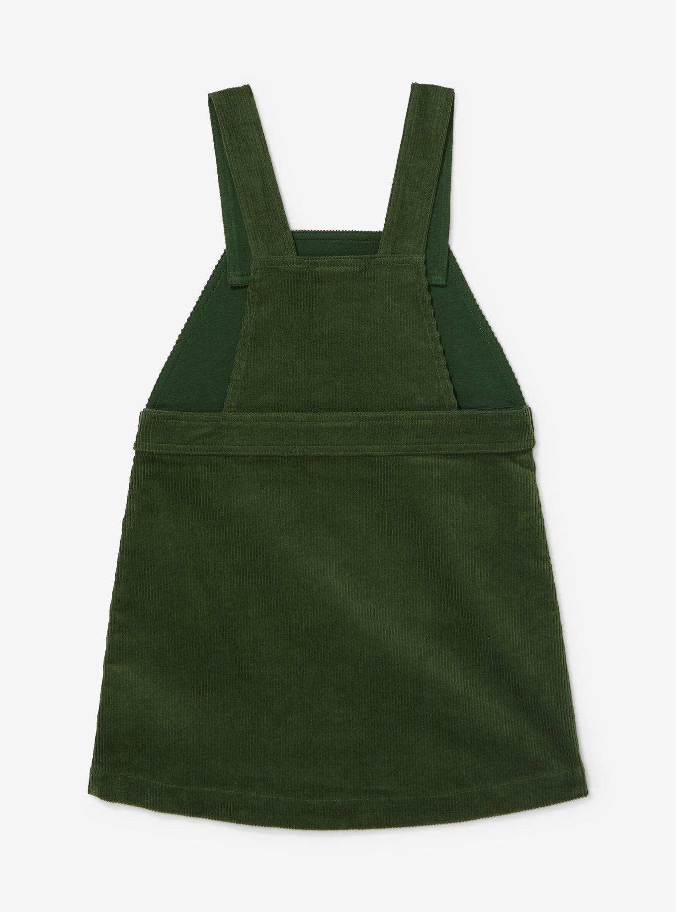 Studio Ghibli My Neighbor Totoro Icons Corduroy Toddler Overall Dress - BoxLunch Exclusive, FOREST, alternate