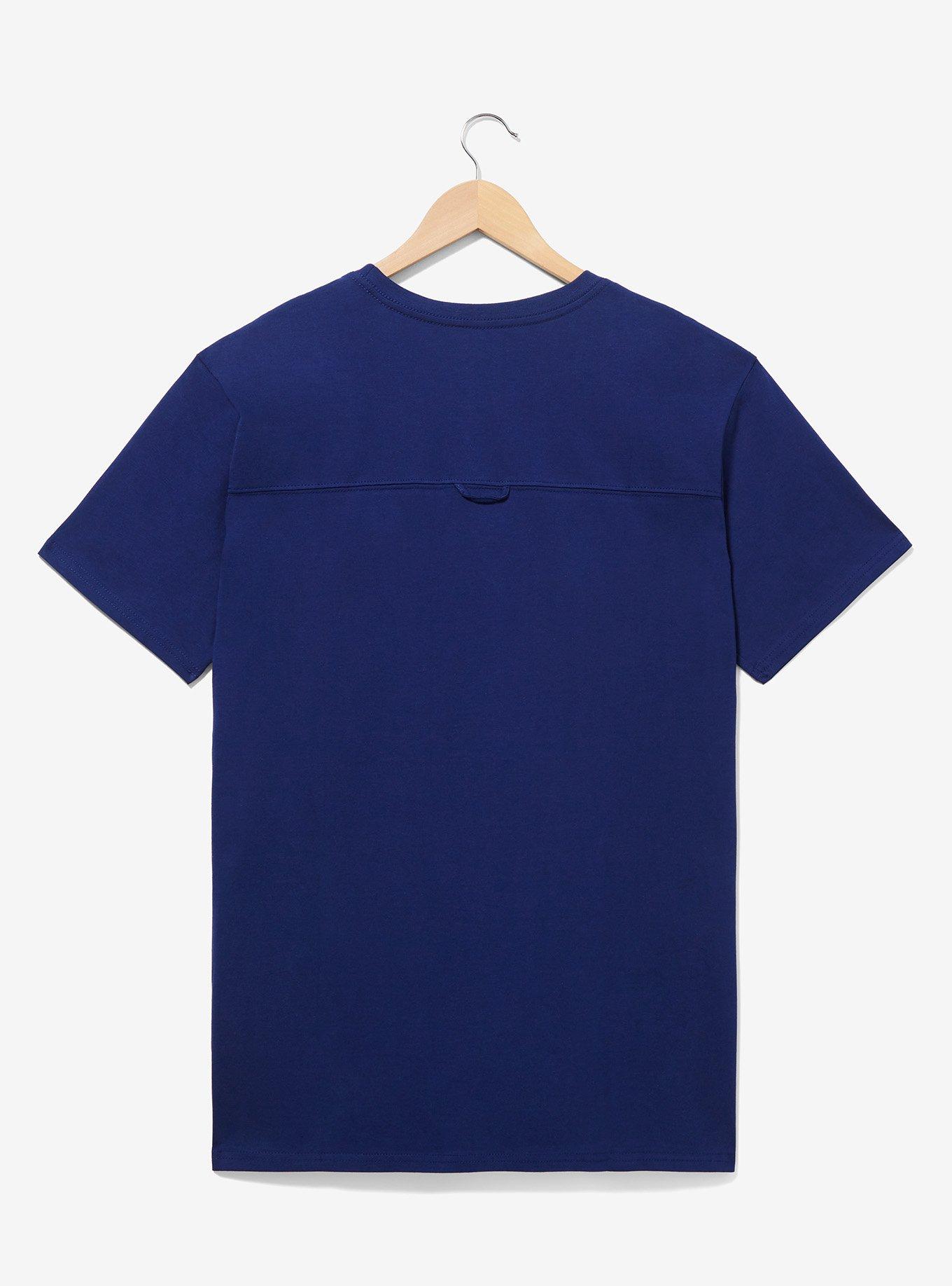 Studio Ghibli Kiki's Delivery Service Jiji & Kiki Portrait T-Shirt, NAVY, alternate