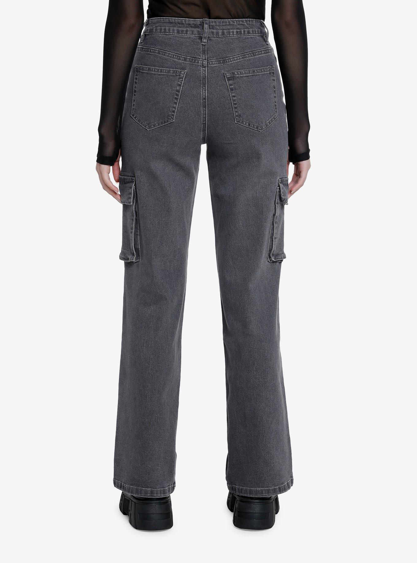 Grey Star Cargo Pants, GREY, alternate
