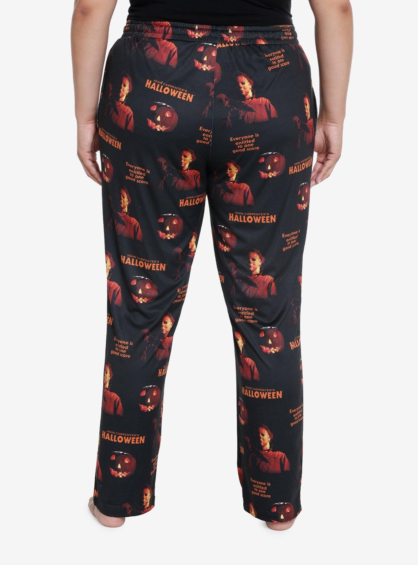 Halloween Michael Myers Girls Pajama Pants Plus Size, , hi-res