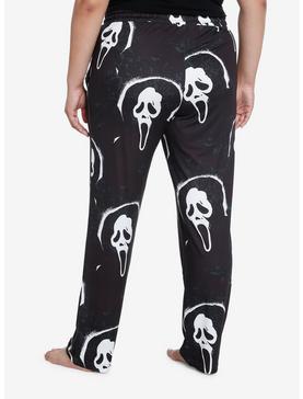 Scream Ghost Face Girls Pajama Pants Plus Size, , hi-res