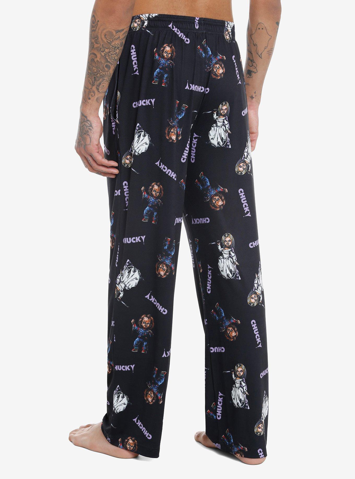 Chucky Tiffany Pajama Pants, BLACK, alternate