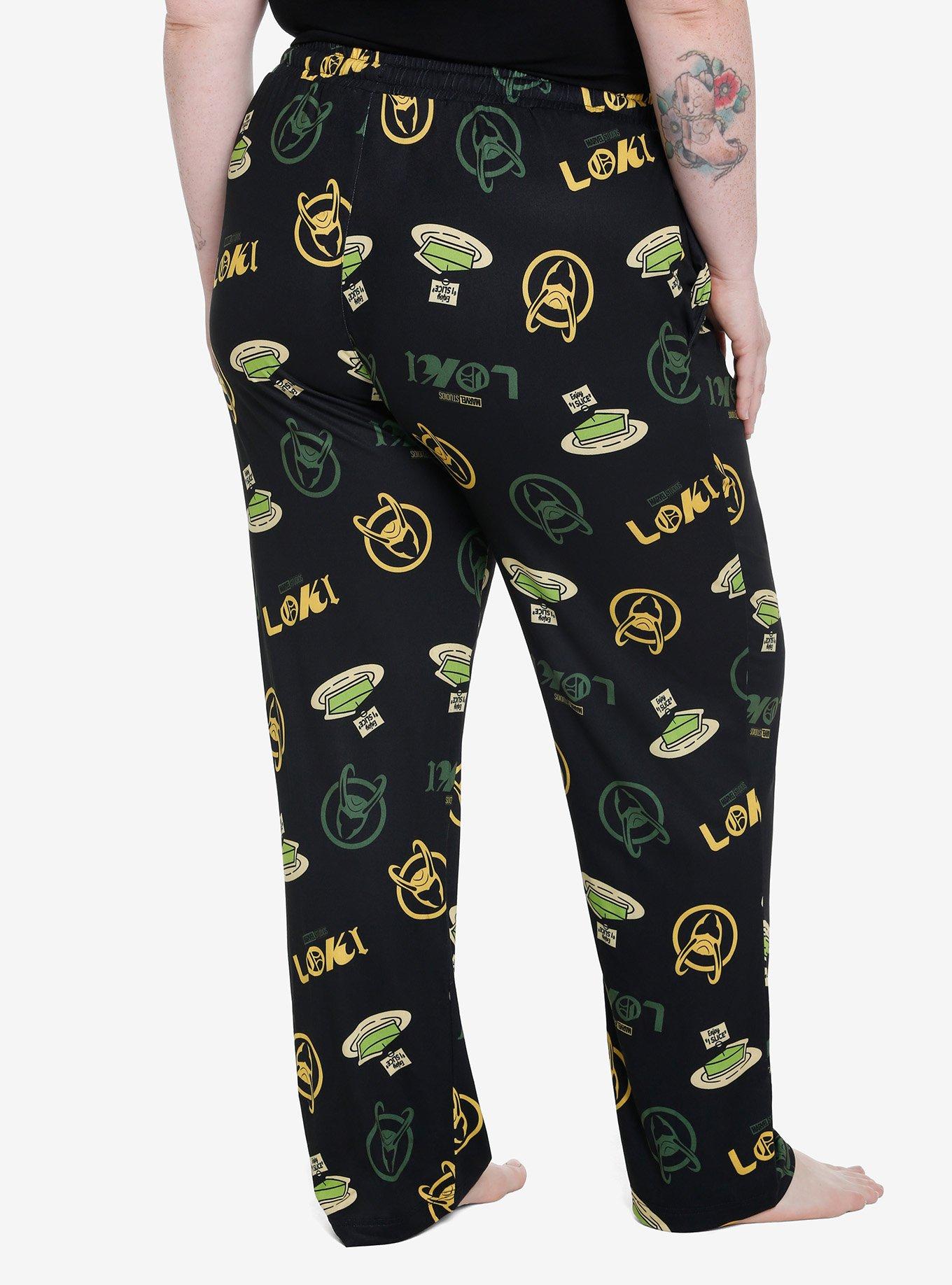 Marvel Loki Pie Lounge Pants Plus Size, MULTI, alternate