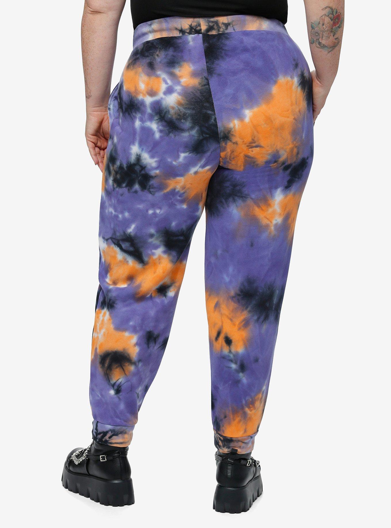 Hello Kitty And Friends Halloween Tie-Dye Girls Jogger Sweatpants Plus Size, MULTI, alternate