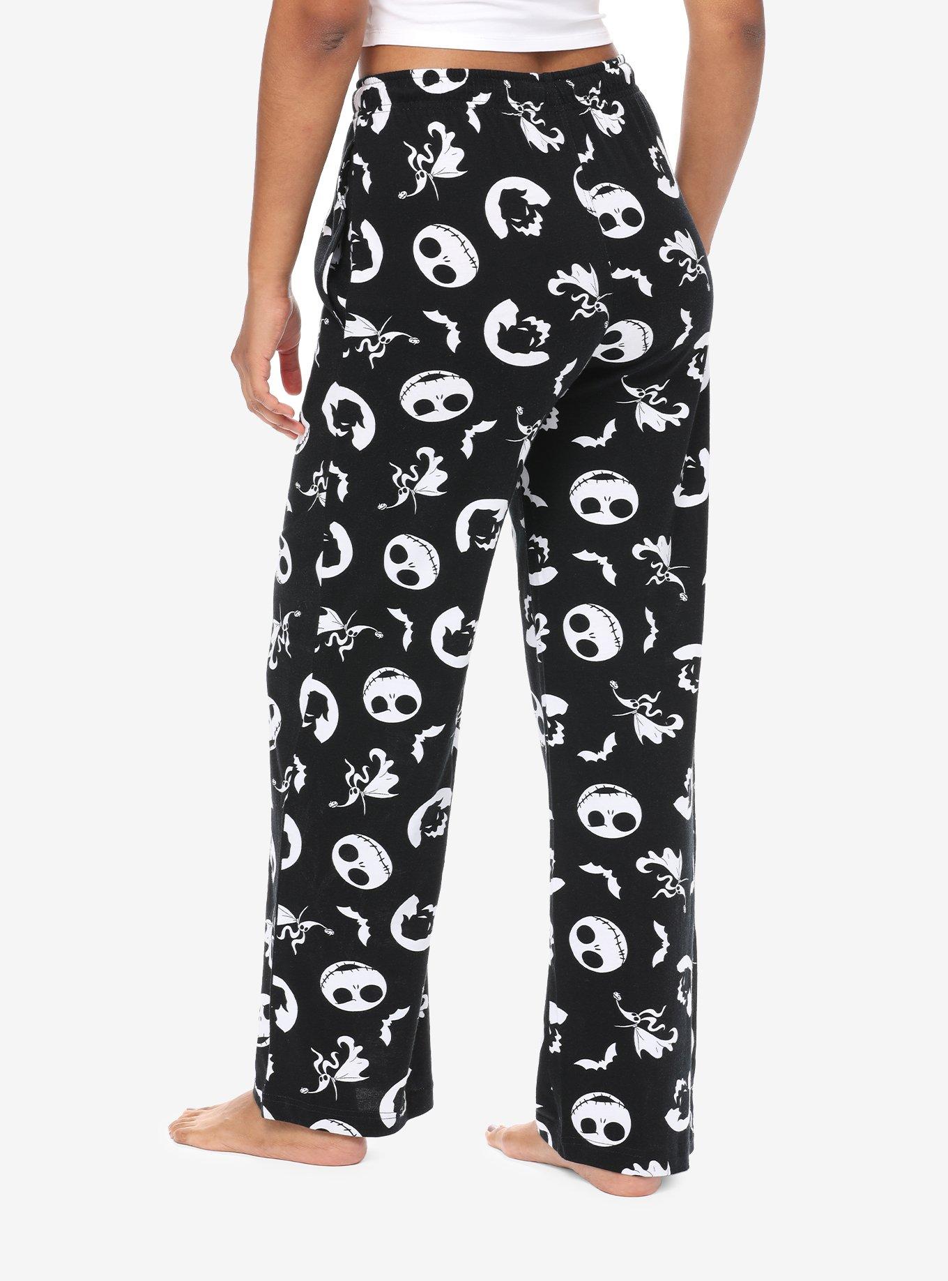 The Nightmare Before Christmas Characters Lounge Pants, BLACK, alternate