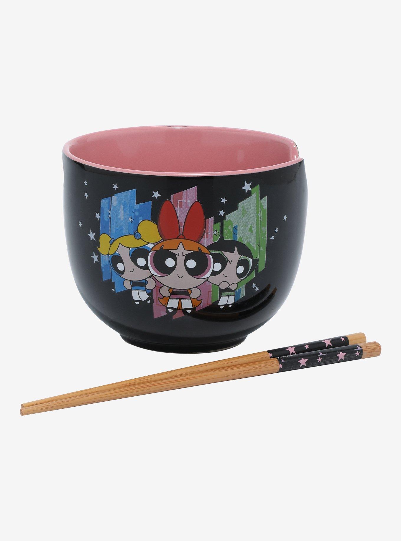 The Powerpuff Girls Trio Ramen Bowl With Chopsticks, , alternate