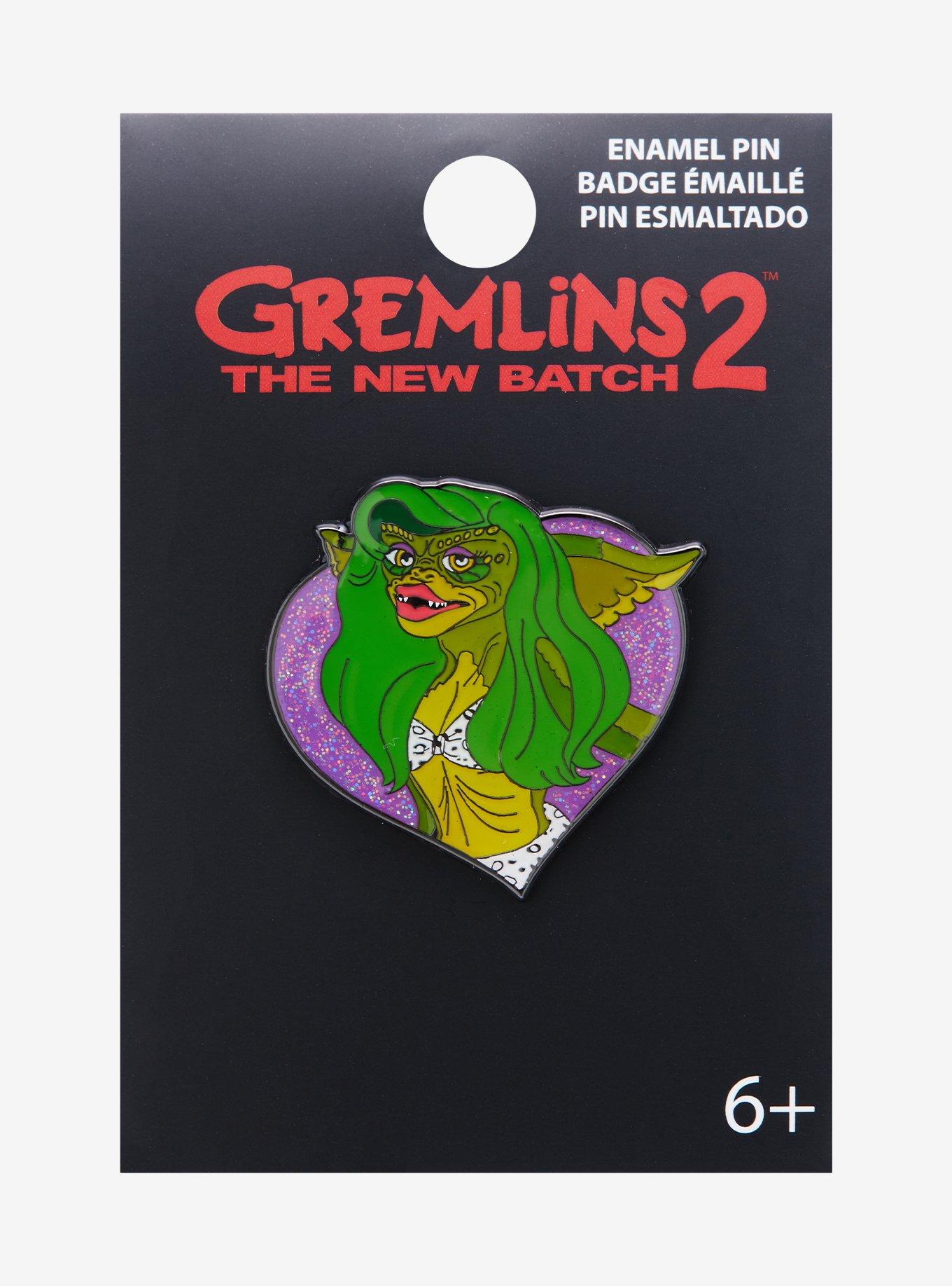 Loungefly Gremlins 2: The New Batch Greta Glitter Enamel Pin, , alternate