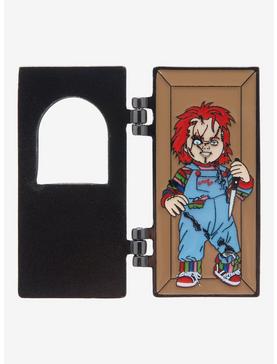 Chucky Doll Box Hinged Enamel Pin, , hi-res