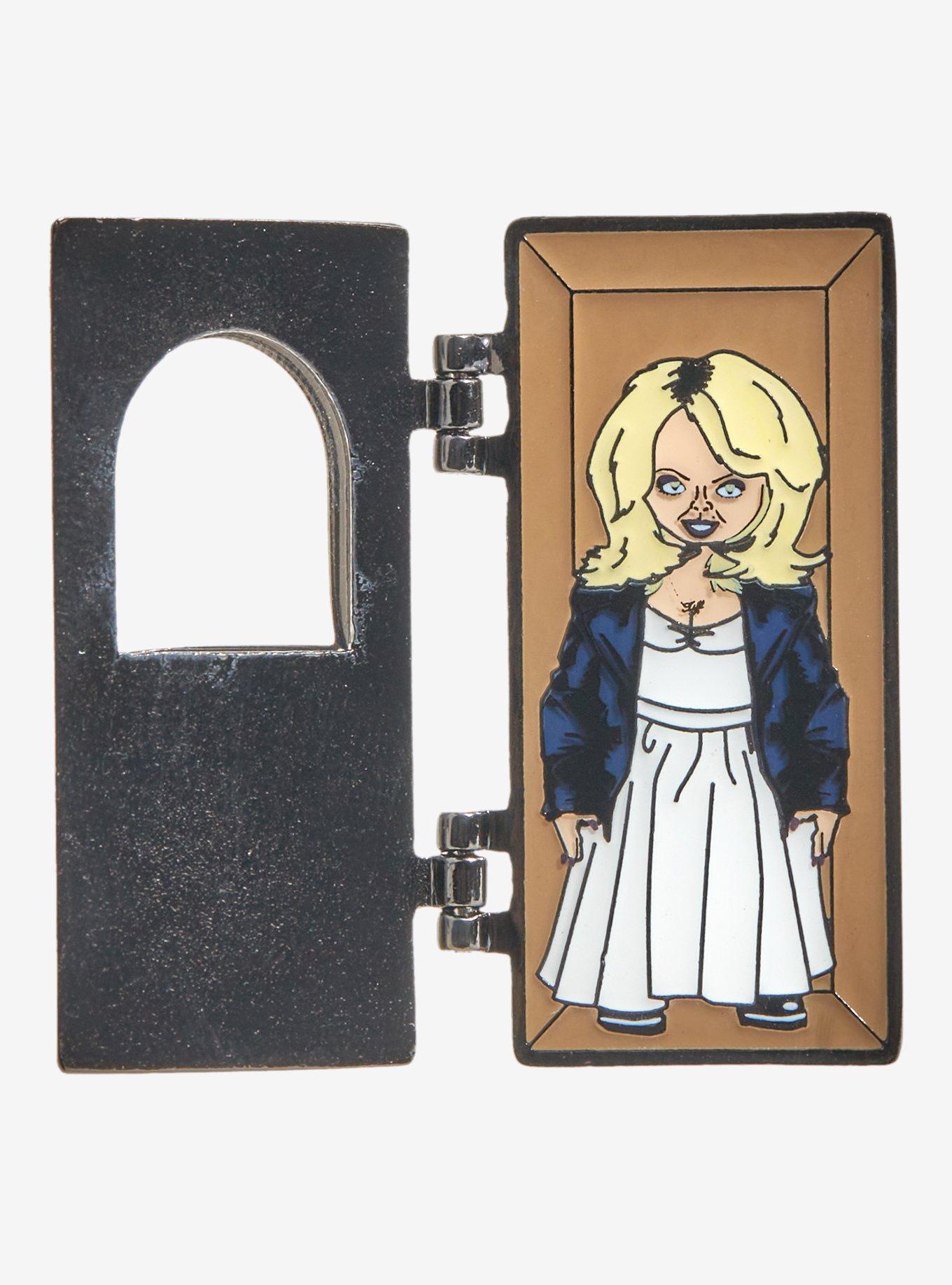 Loungefly Bride Of Chucky Tiffany Doll Box Enamel Pin, , alternate