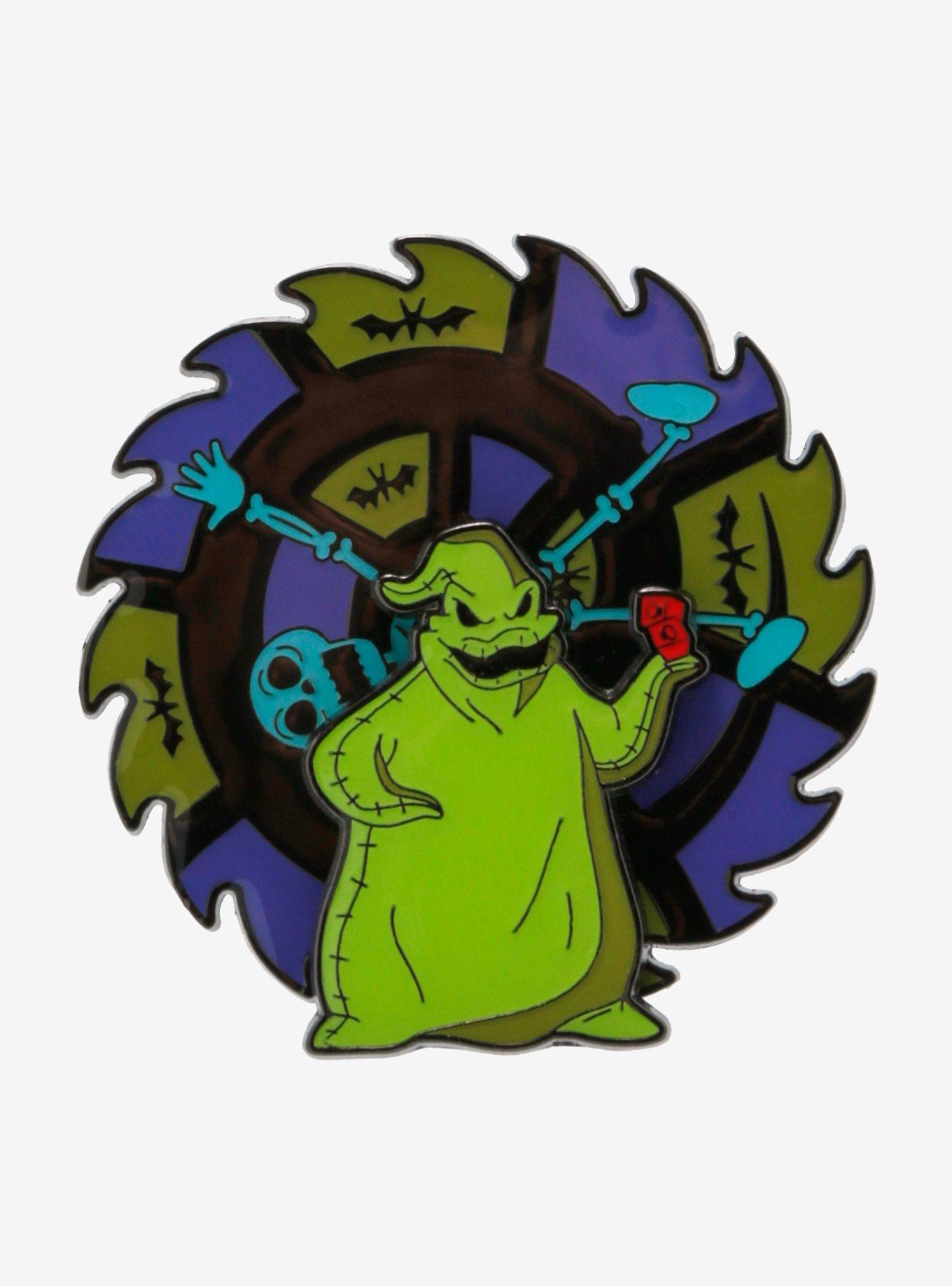 Loungefly The Nightmare Before Christmas Oogie Boogie Wheel Spinning Enamel Pin, , alternate