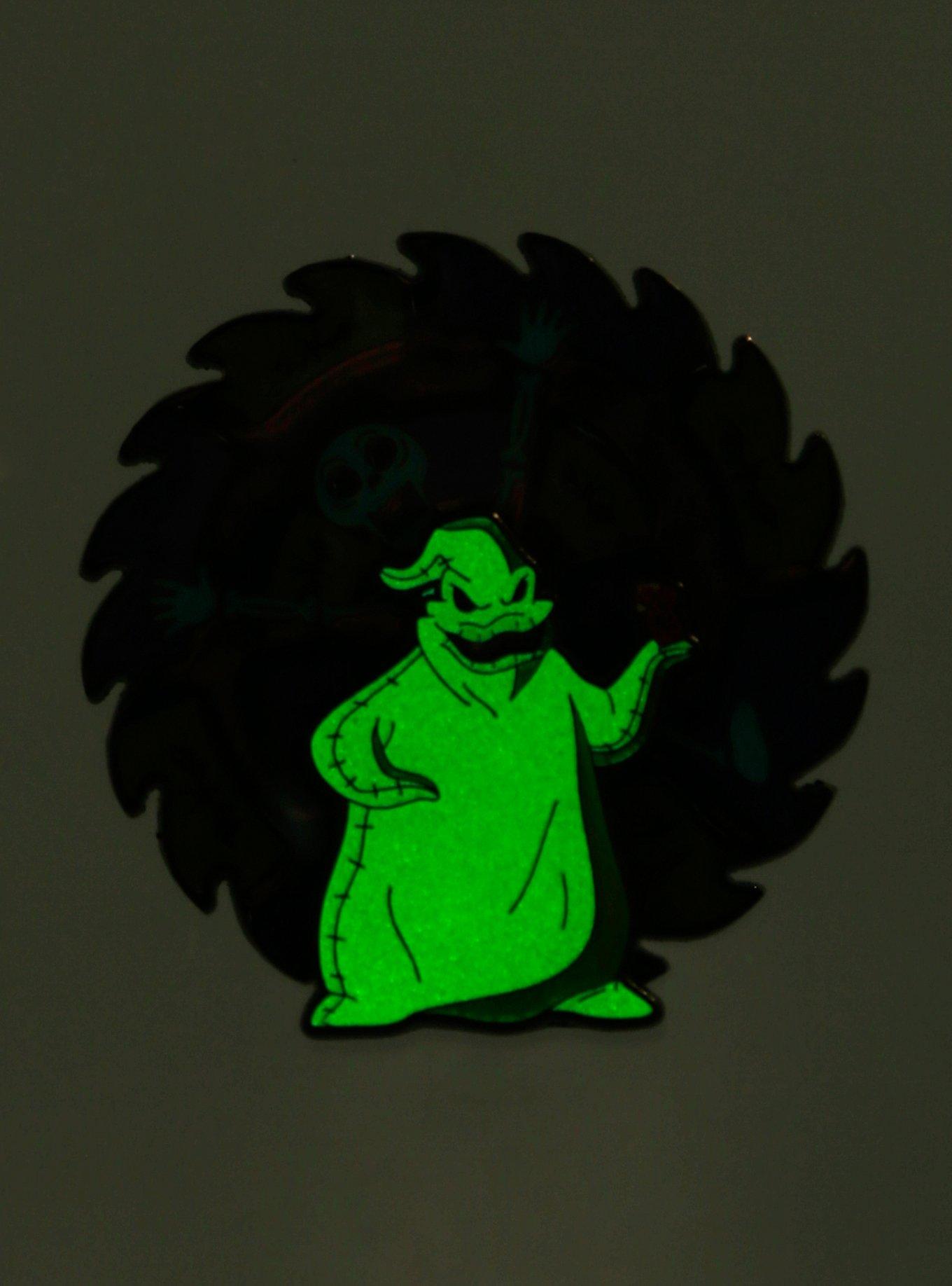 Loungefly The Nightmare Before Christmas Oogie Boogie Wheel Spinning Enamel Pin, , alternate