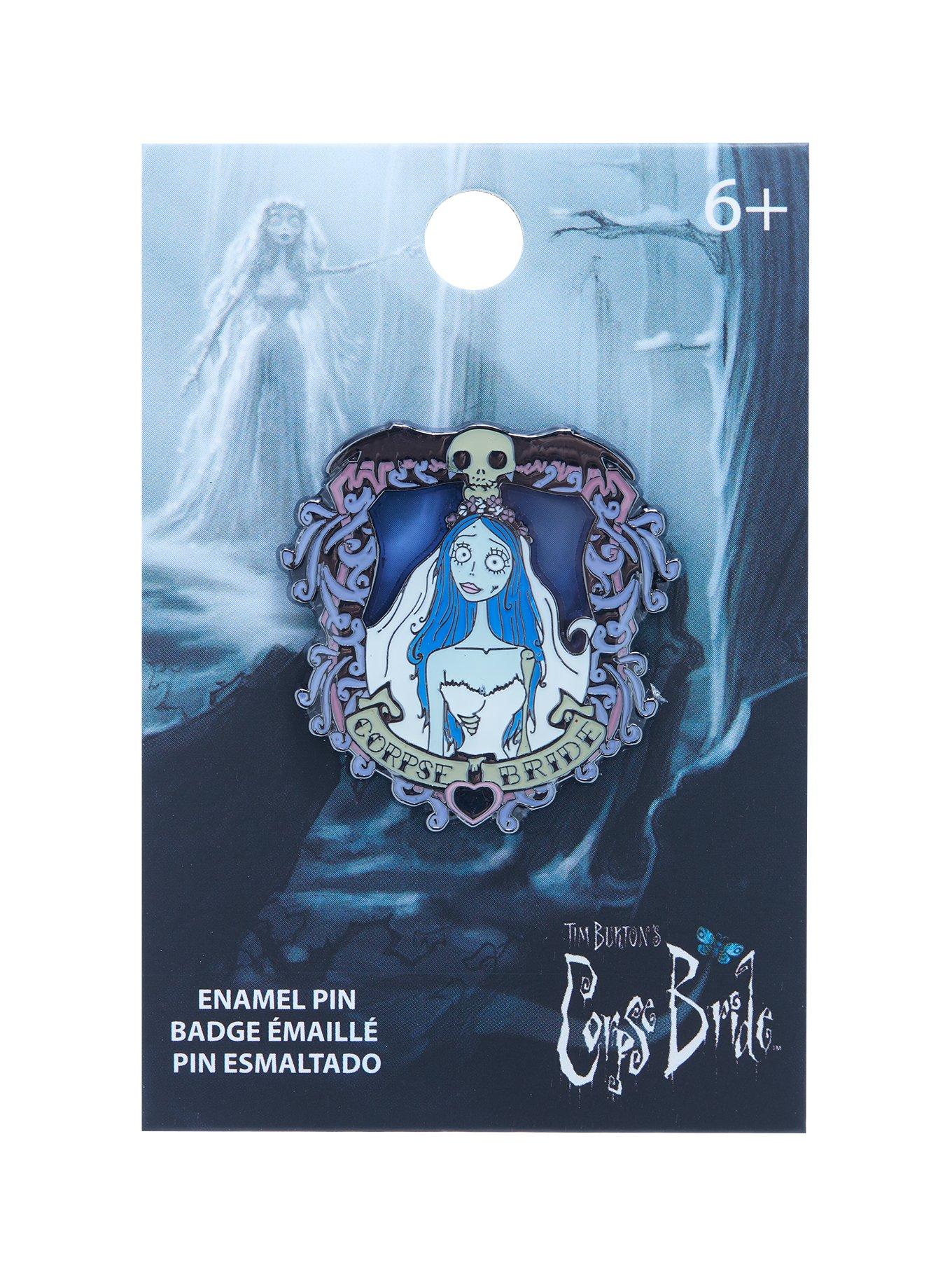 Loungefly Corpse Bride Emily Translucent Enamel Pin, , alternate - view 2