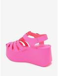 Brianna Platform Sandal Hot Pink, HOT PINK, alternate