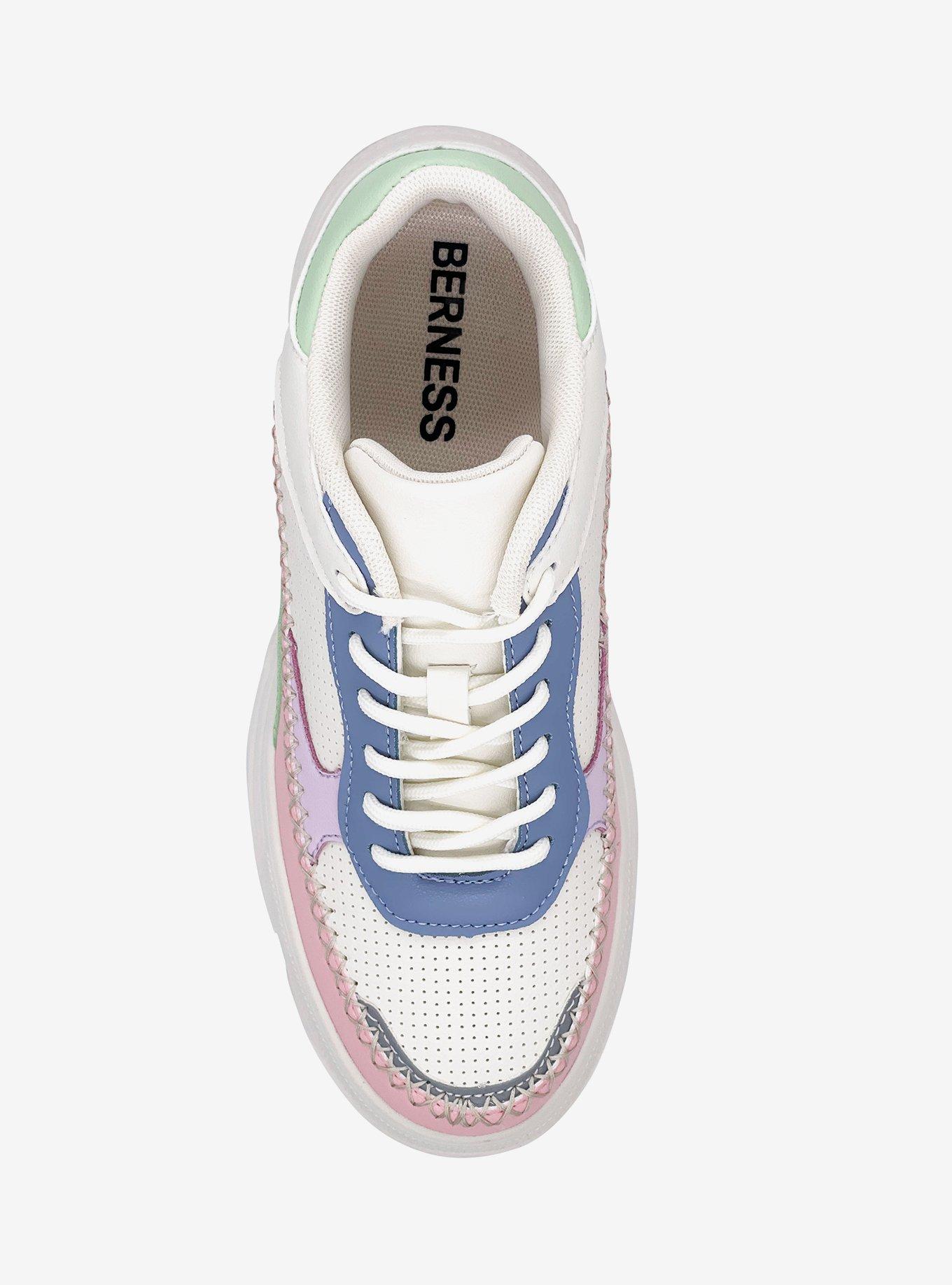 Mavise Platform Sneaker with Perforated Upper Multicolor, MULTI, alternate