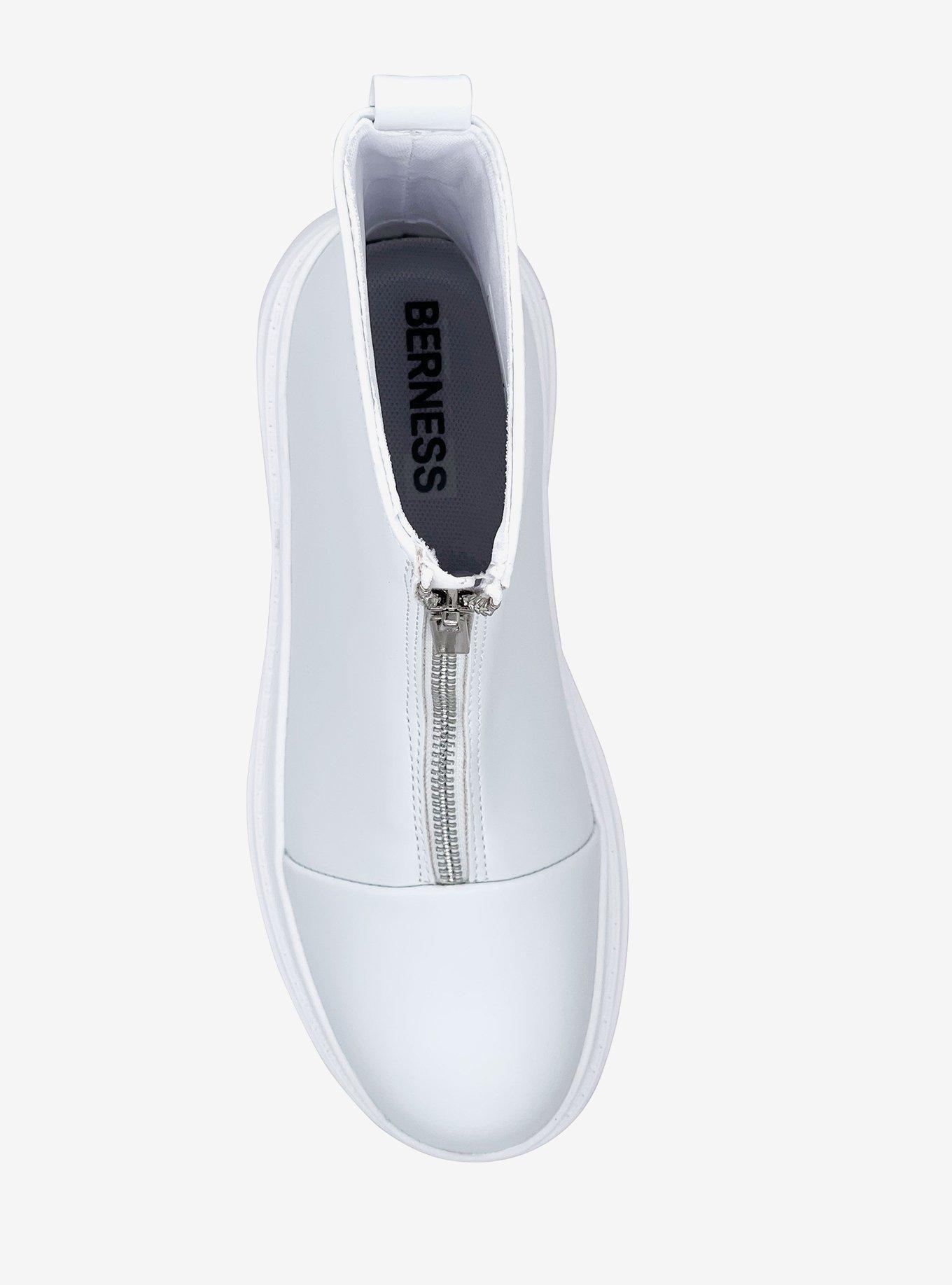 Taylor Platform Front Zip Bootie White, BRIGHT WHITE, alternate