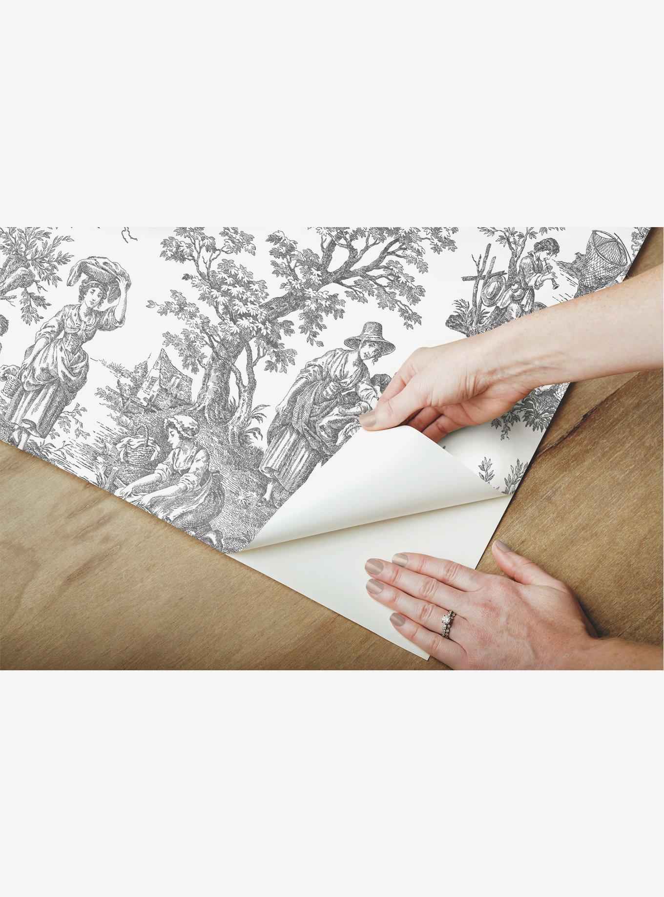 Country Life Toile Peel & Stick Wallpaper