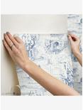 Harry Potter Blue Map Peel & Stick Wallpaper, , alternate