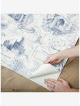 Harry Potter Blue Map Peel & Stick Wallpaper, , alternate