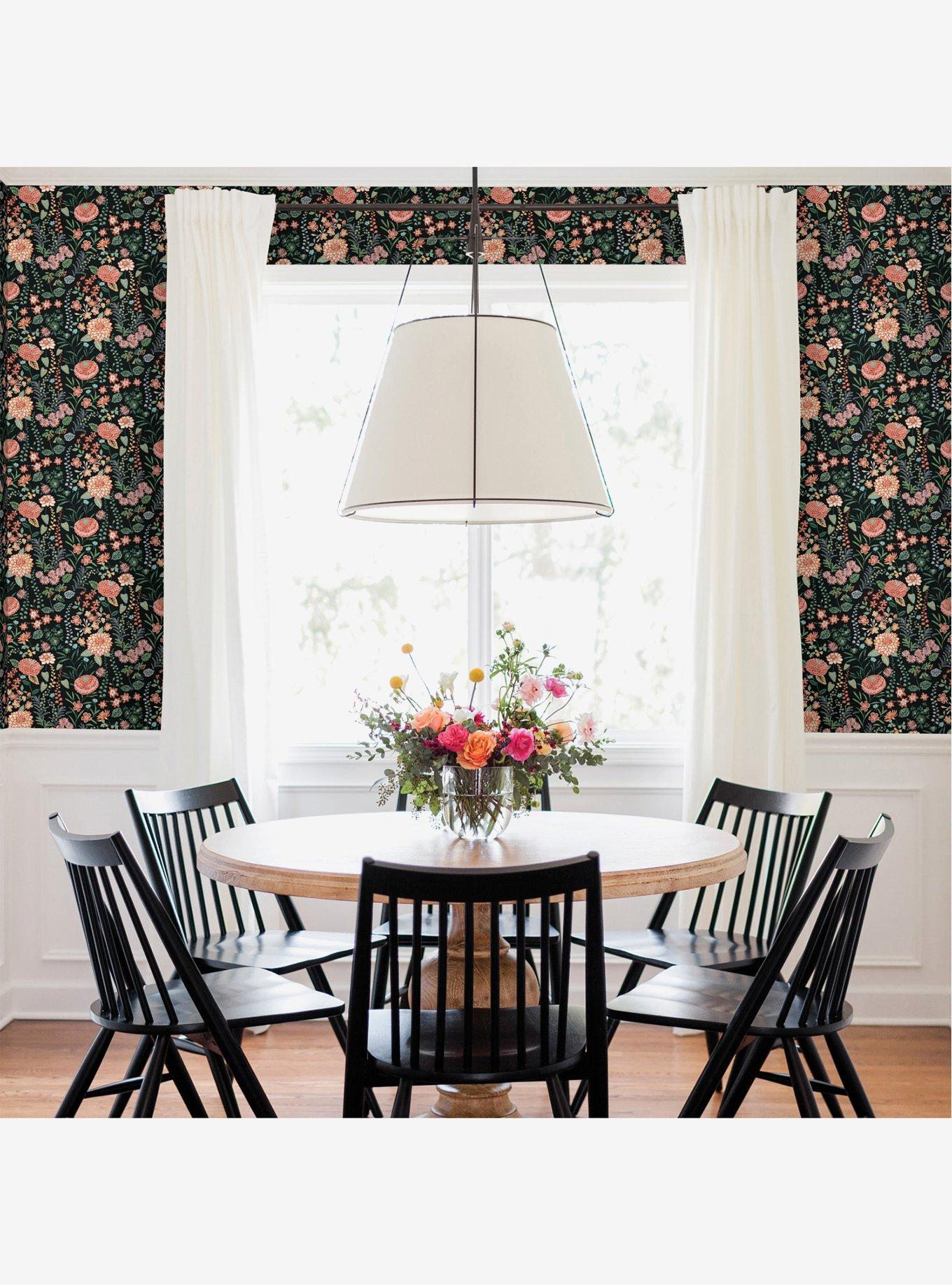 Waverly Fiona Floral Peel & Stick Wallpaper, , alternate