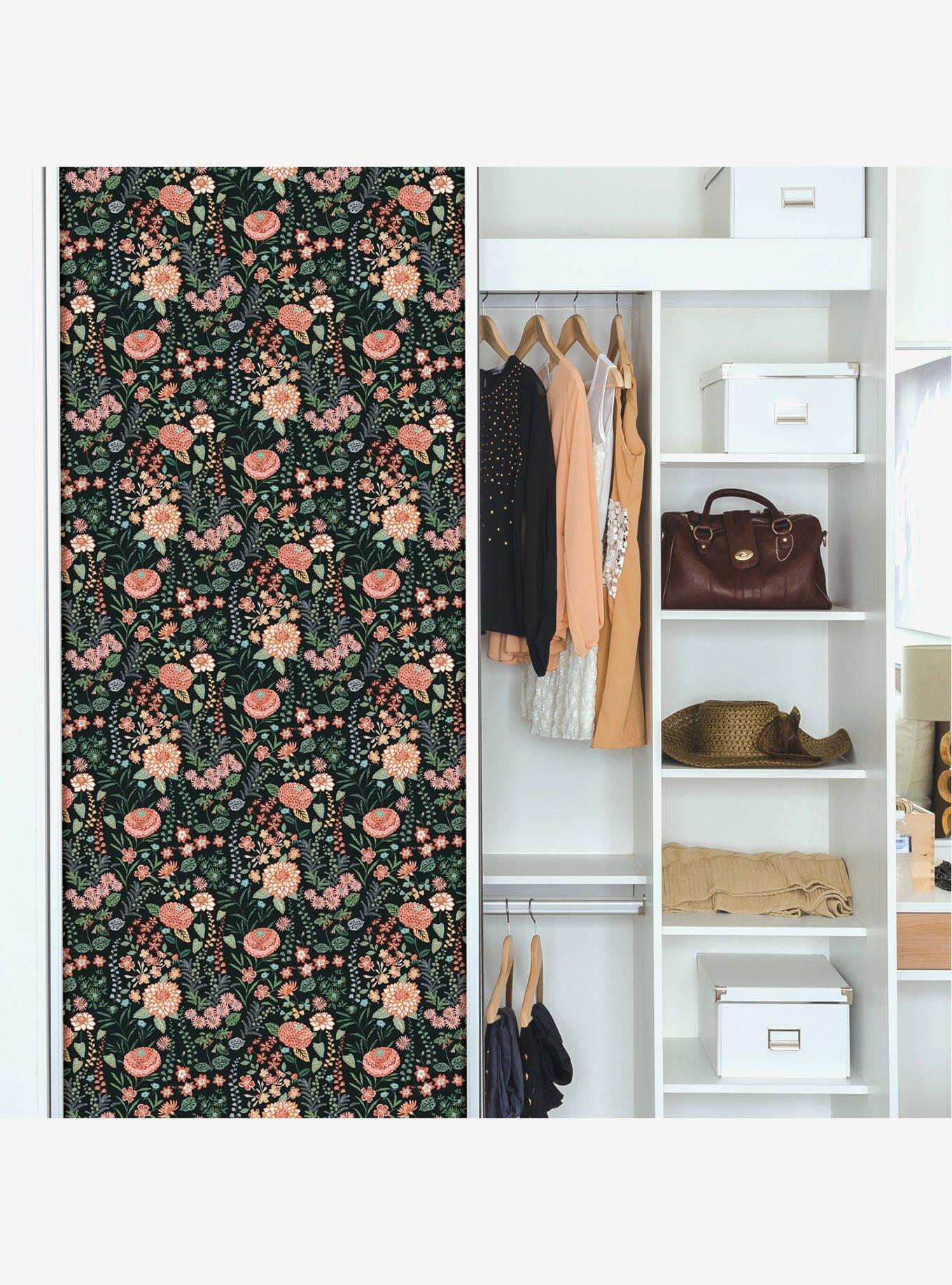 Waverly Fiona Floral Peel & Stick Wallpaper, , alternate