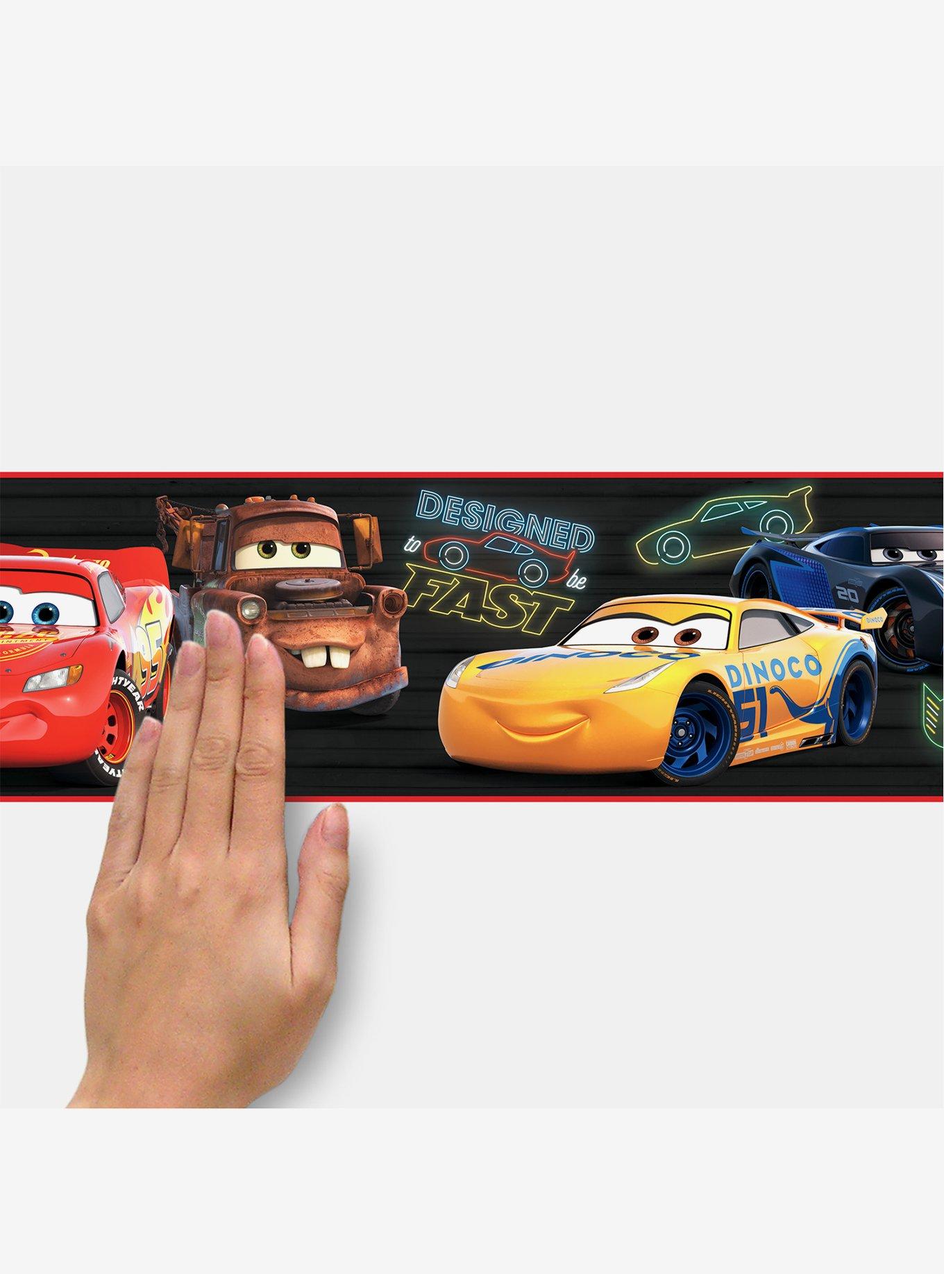 Disney Pixar Cars Piston Cup Racing Peel & Stick Wallpaper Border, , alternate