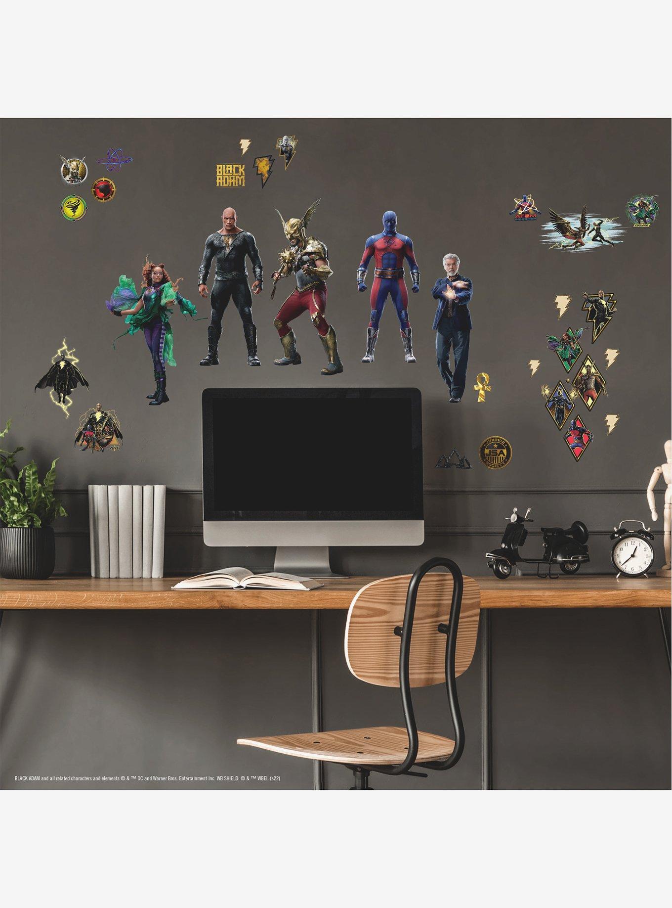 DC Comics Black Adam Peel & Stick Wall Decals