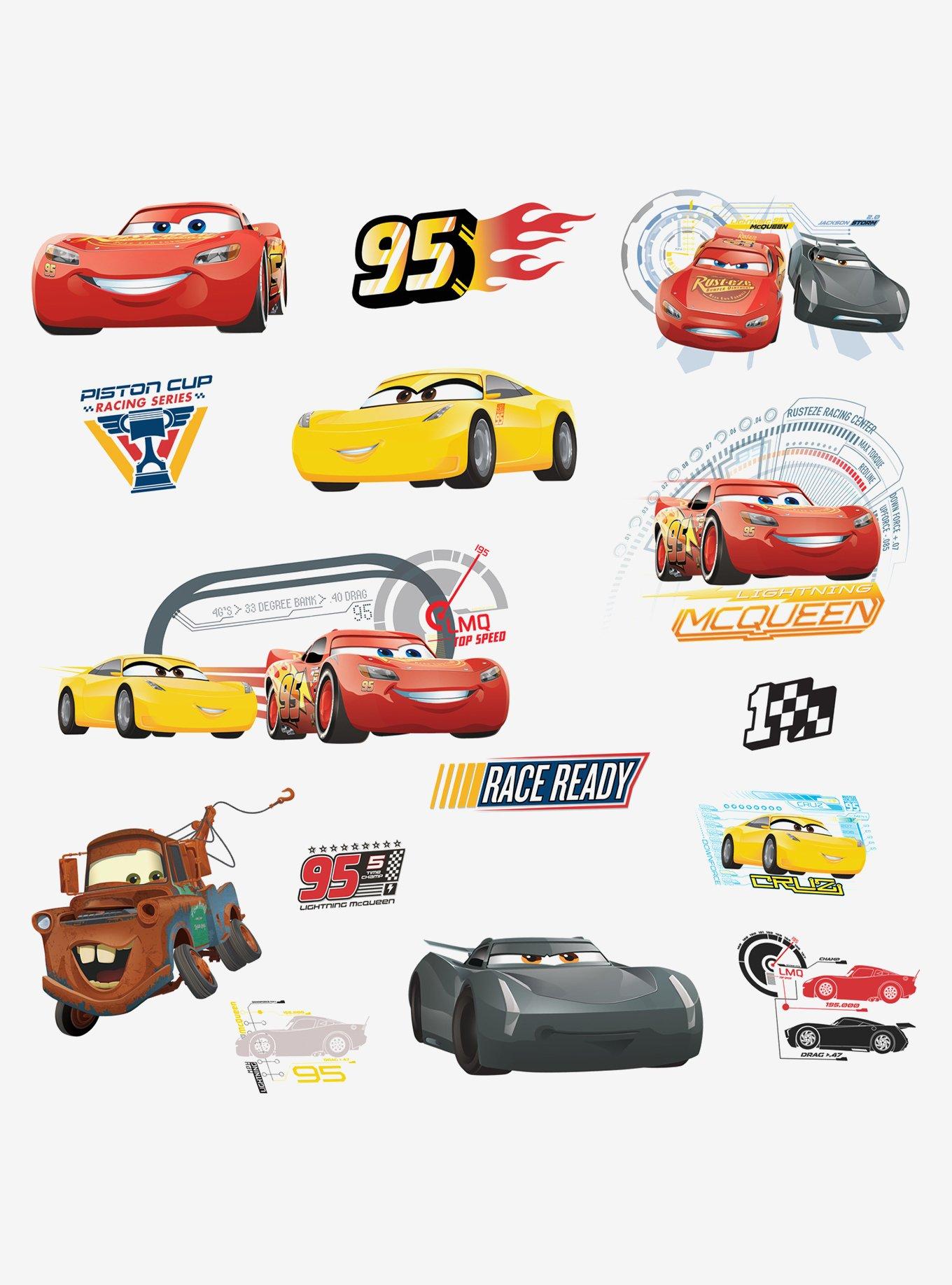 Disney Pixar Cars 3 Peel And Stick Wall Decals, , alternate