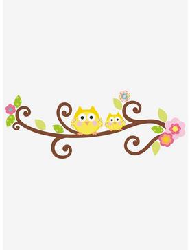 Happi Scroll Tree Letter Branch Peel & Stick Giant Wall Decal, , hi-res