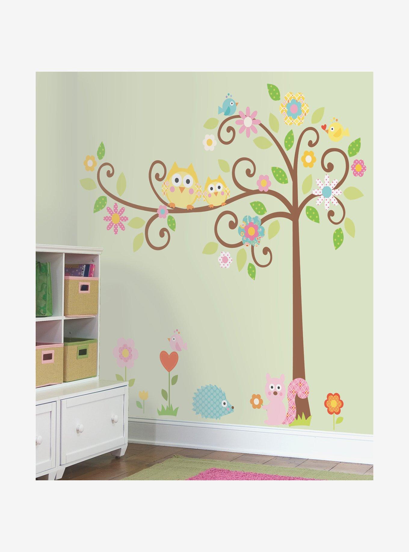 Happi Scroll Tree Peel & Stick Megapack, , alternate