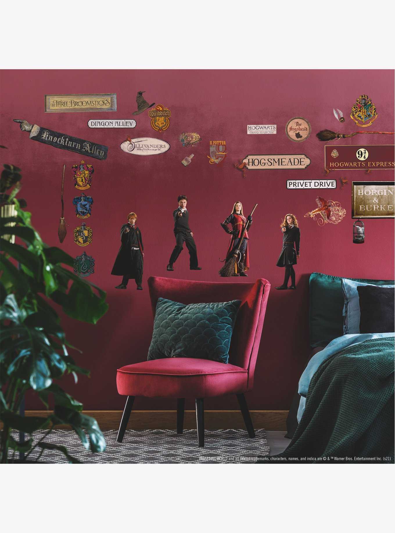 Harry Potter Signs Peel And Stick Wall Decals, , hi-res