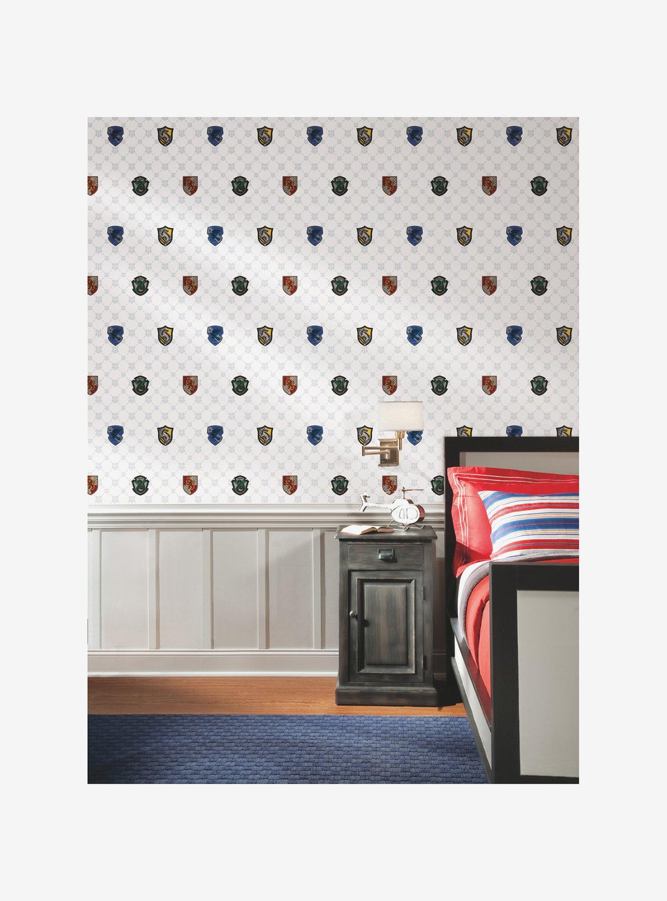 Harry Potter House Crests Peel & Stick Wallpaper, , alternate