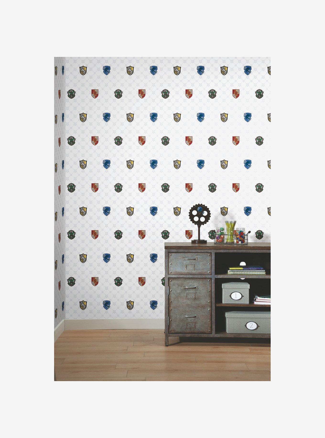 Harry Potter House Crests Peel & Stick Wallpaper, , alternate