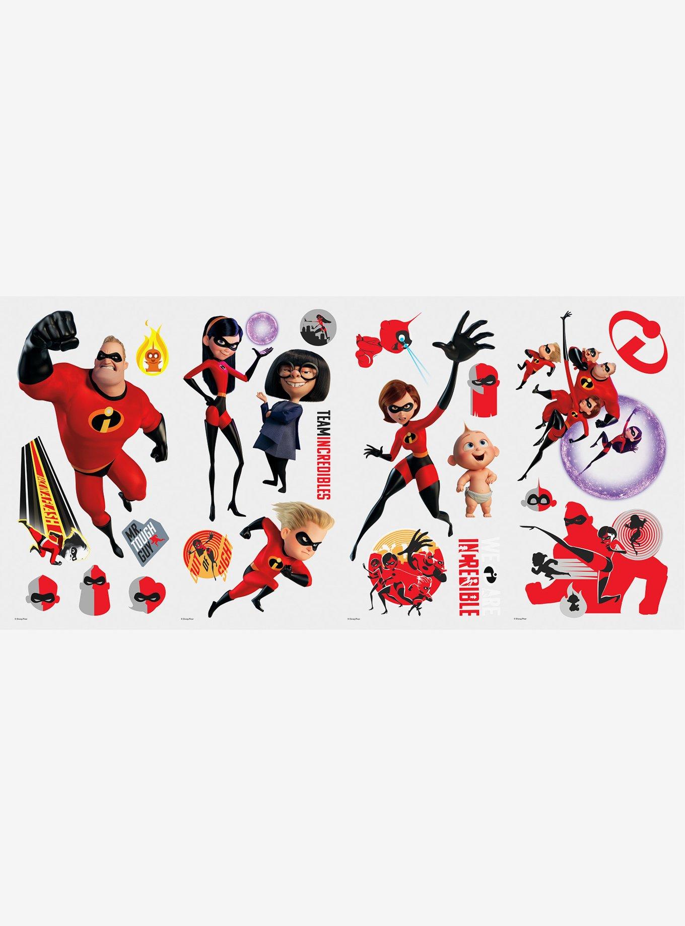Disney Pixar The Incredibles 2 Peel And Stick Wall Decals, , alternate